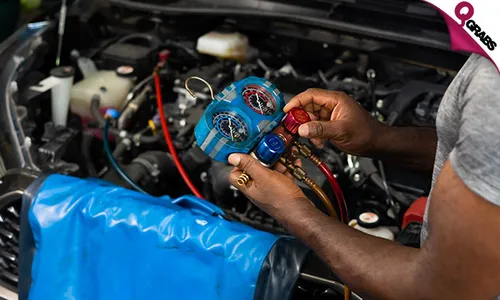 Car AC Check-Up + Filter Cleaning + Gas Filling!